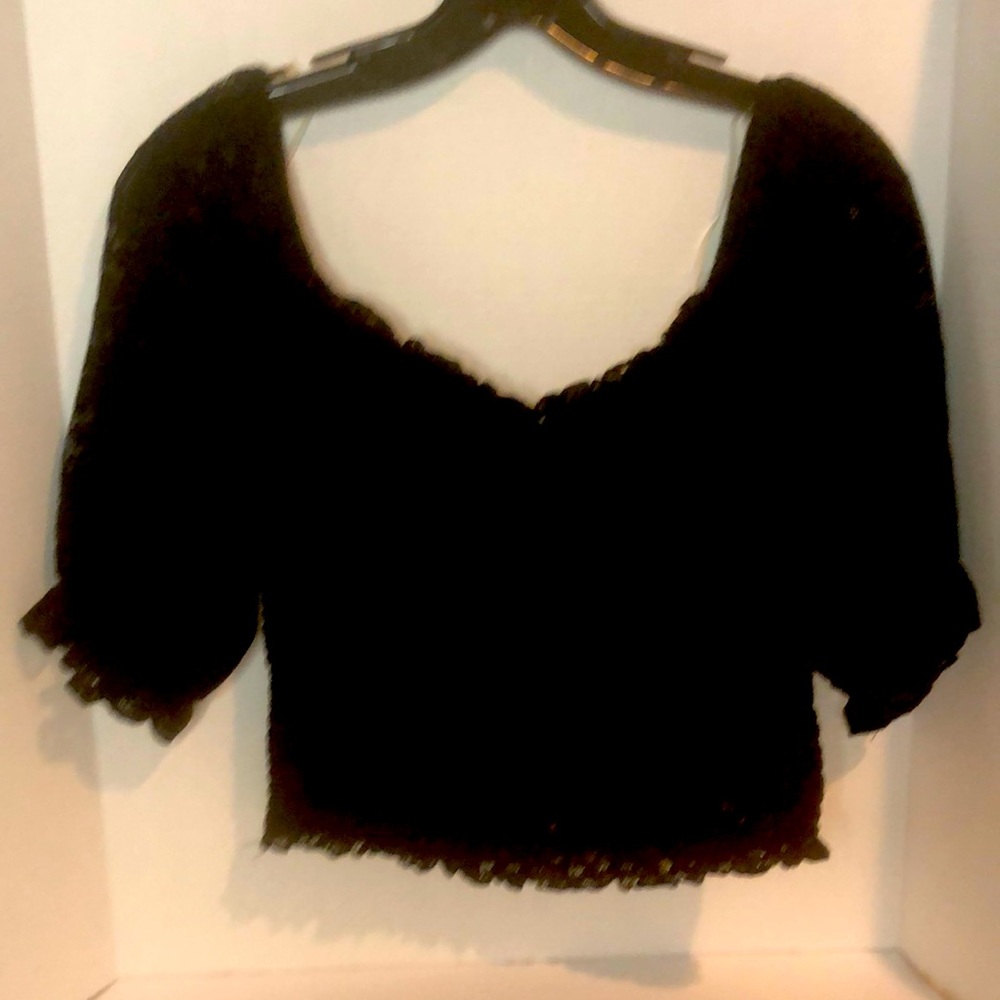 Lace Off Shoulder Top"